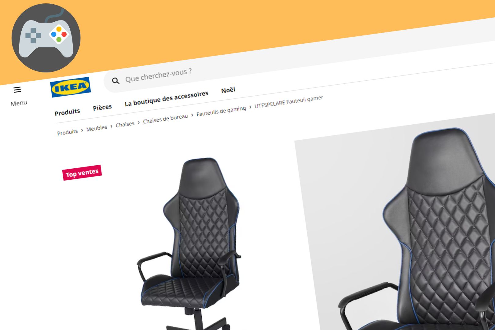 🎮 Un Fauteuil de Gamer abordable chez Ikea