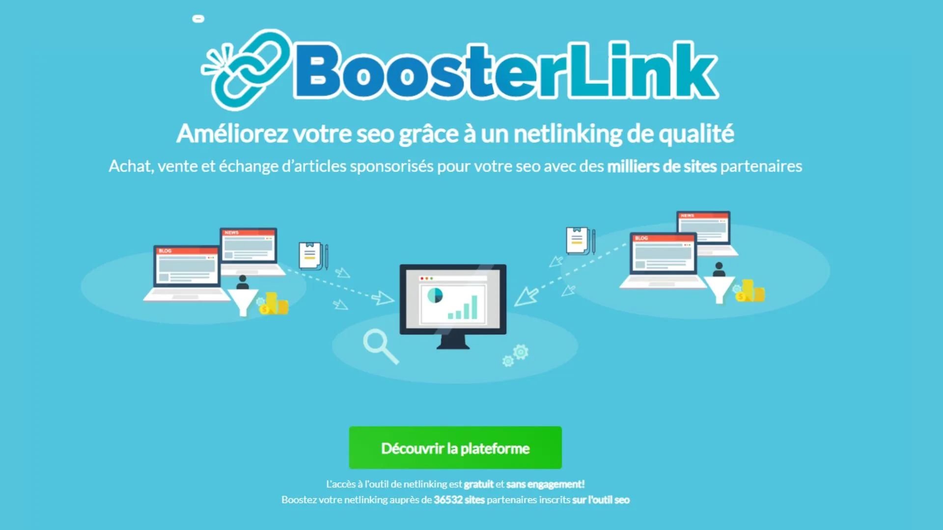 Boosterlink une excellente plateforme pour le netlinking
